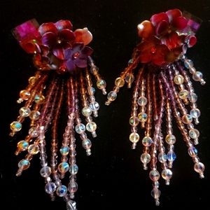 Vintage clip on earrings